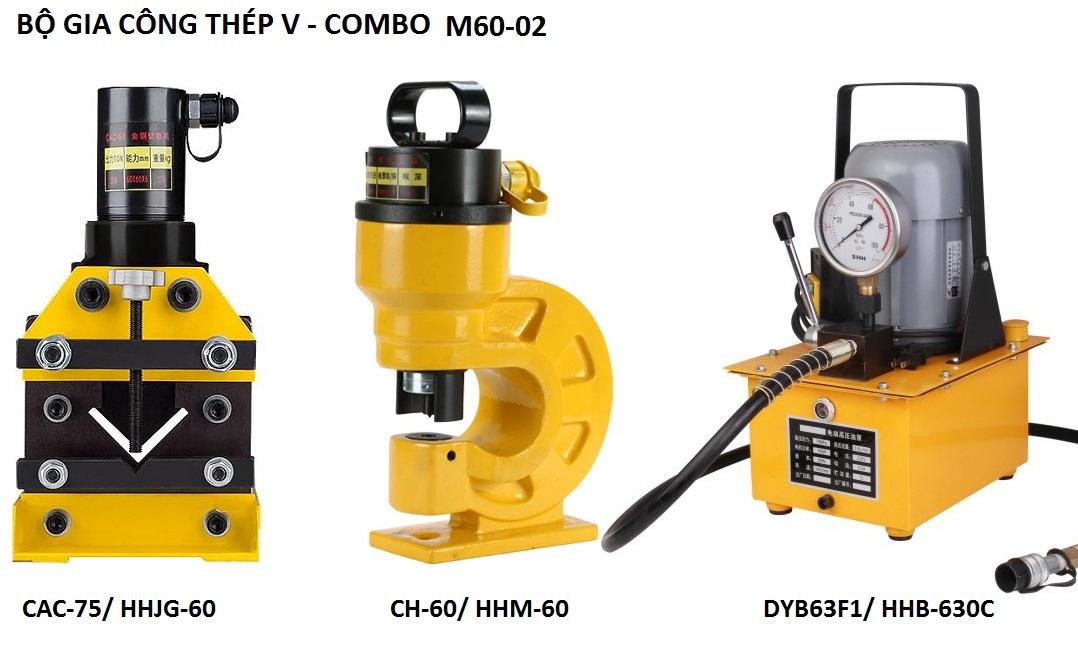 BỘ GIA CÔNG THÉP V COMBO M60-02