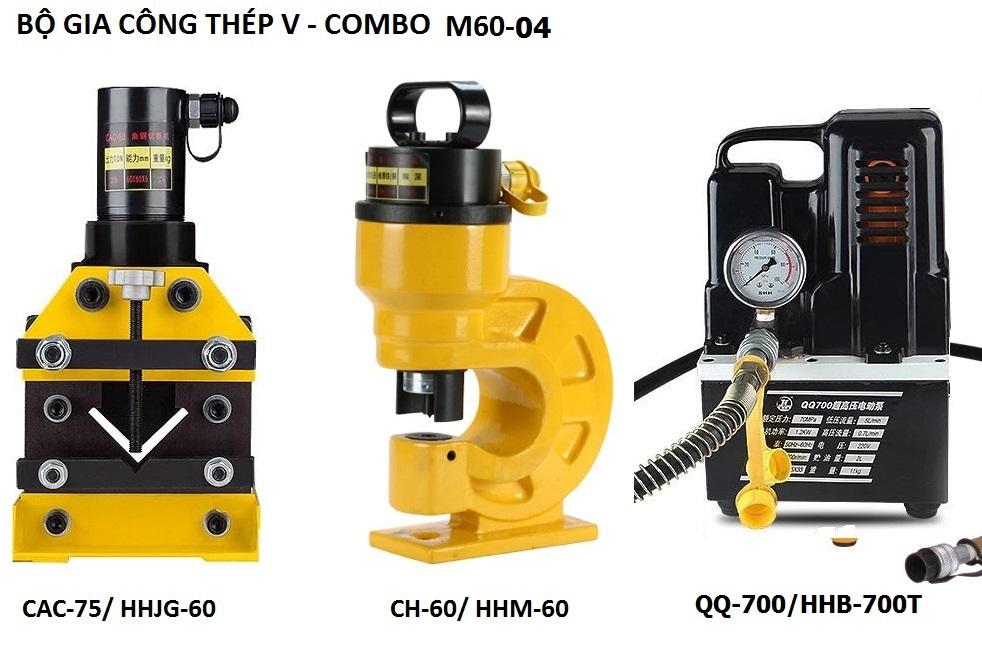 BỘ GIA CÔNG THÉP V COMBO M60-04