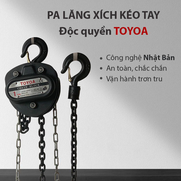 Palang xích kéo tay 1Tx2.5M TOYOA